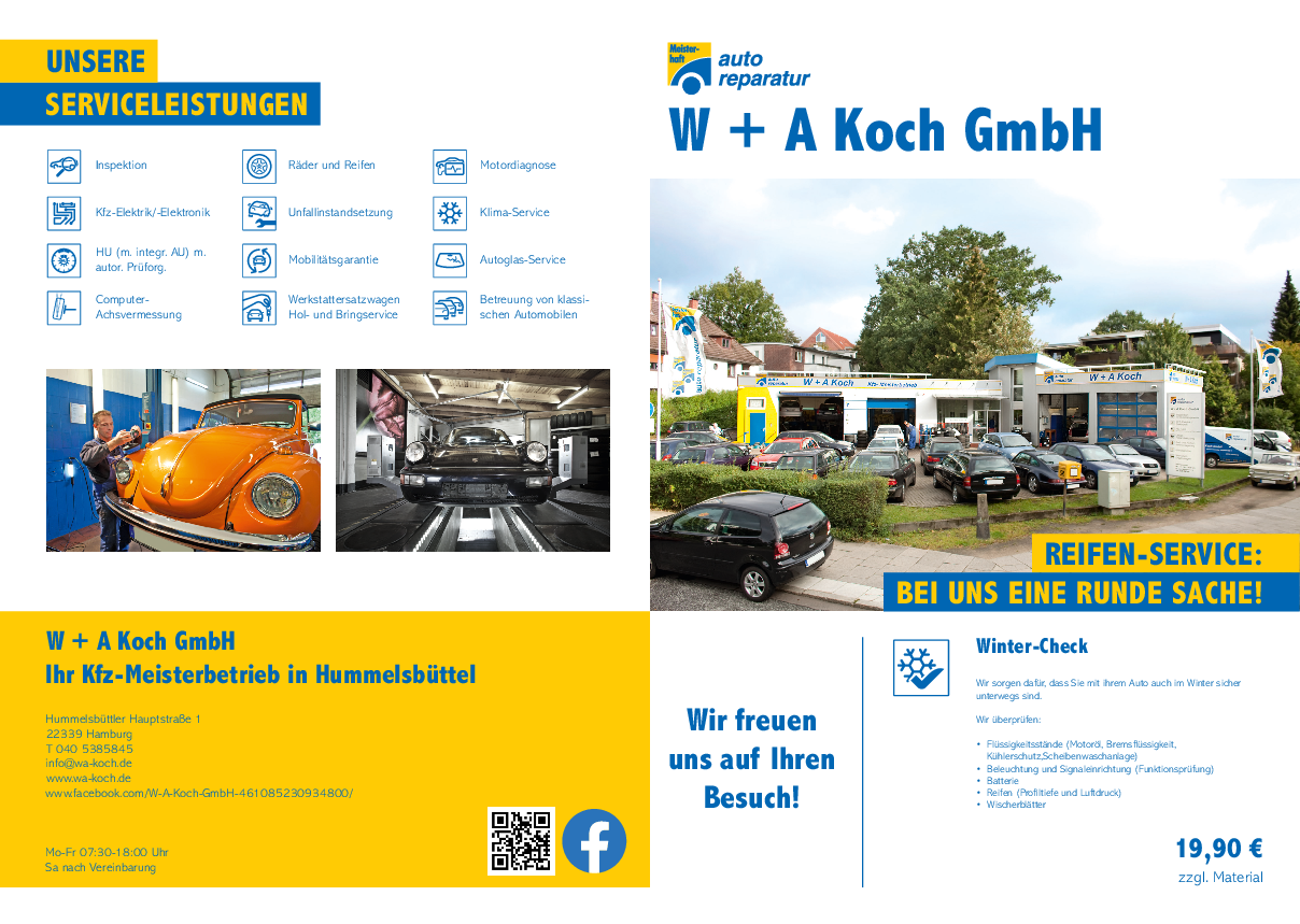 Bild von Werkstattprospekt von W + A Koch GmbH